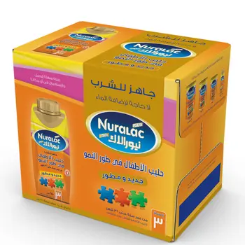 Nuralac Plus Stage 3 Baby Milk Formula 6x250ml
