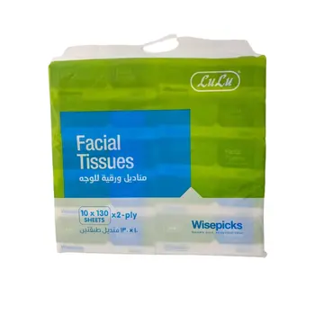 Lulu Wisepicks Facial Tissues 2Ply 10Pieces