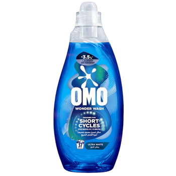 Omo Wonder Wash Liquid Laundry Detergent, Ultra White 1.48L