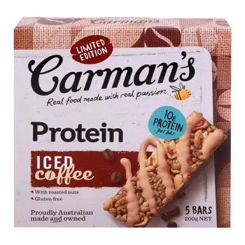Carman'S Protein Bar Iced Coffee With Roasted Nuts 5×40g