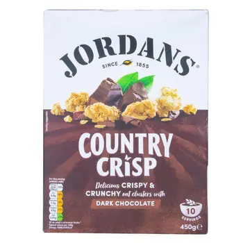 جوردنز كونتري كريسب شوفان مع الشوكولاتة الداكنة 450جرام