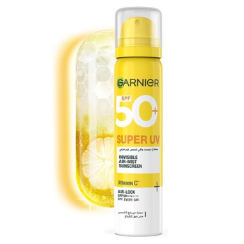 غارنييه سوبر يو في واقي شمس غير مرئي بعامل حماية من الشمس 50+ 75مل