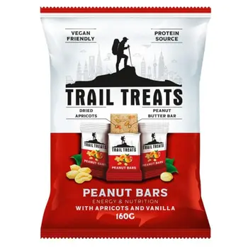 تريل تريتس ألواح فول سوداني بالمشمش والفانيليا 160جرام