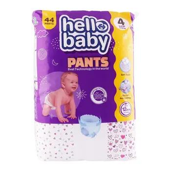 Hello Baby Diaper Pants Size 4 Large 7-14Kg 44Pieces