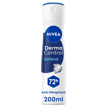 Nivea Derma Control Defend 72H Anti-Perspirant Spray For Women 200Ml