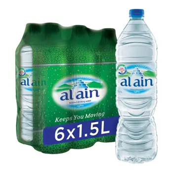 Al Ain Bottled Drinking Water Low Sodium 6×1.5L