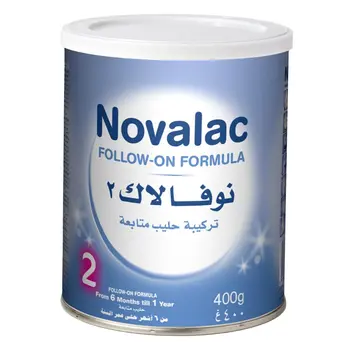 نوفالاك المرحلة 2 تركيبة متابعة للأطفال من عمر 6 إلى 12 شهرًا 400جرام