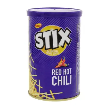 Kitco Stix Red Hot Chili Potato Sticks 6×40g