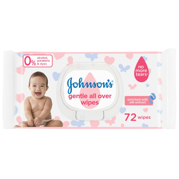 Johnson'S Baby Wipesgentle All Over 72Pieces