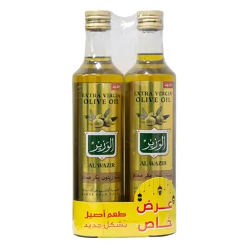 Al Wazir Extra Virgin Olive Oil 2×500Ml