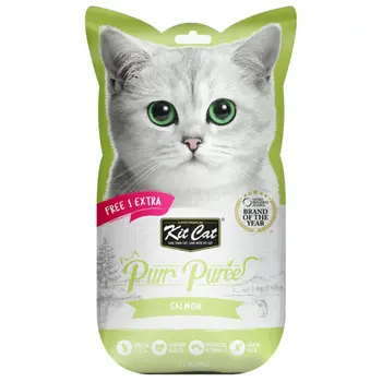 Kit Cat Salmon Purr Puree 5x15g