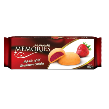 Memories Strawberry Cookies 100g