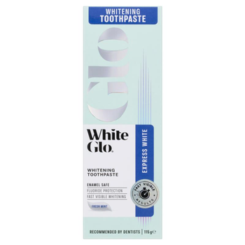 White Glo Express White Whitening Toothpaste 115g