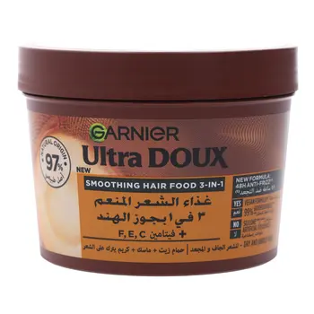 Garnier Ultra Doux Smoothing Hair Food 390Ml