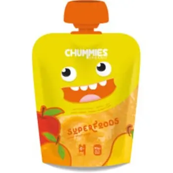 تشاميز معجون أكل للطفل تفاح,مانجو,برتقال و كينوا 1قطعة