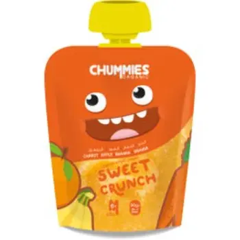 تشاميز معجون أكل للطفل جزر,تفاح,جزر و برتقال 1قطعة