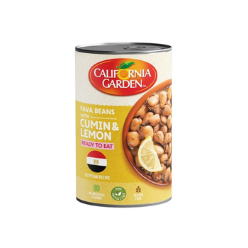 California Garden Cumin & Lemon Peeled Fava Beans 450g