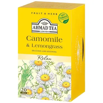 Ahmad Tea Relaxing Camomile & Lemongrass Tea Coun 20Bags