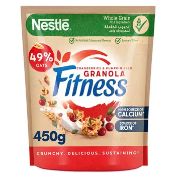 Nestle Fitness Cranberry Granola Cereal 450g