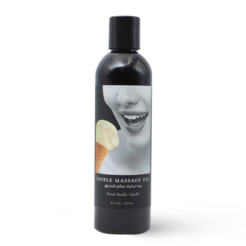 Earthly Body Massage Oil Vanilla Flavor 237Ml