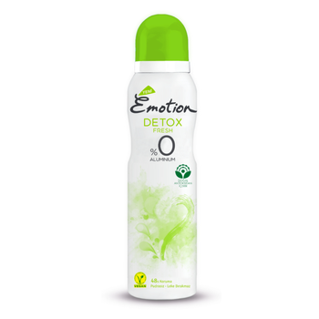 Emotion Deodorant Spray Detox Fresh 0% Aluminum 150Ml