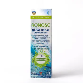 Ronose Hypertonic Nasal Spray Decongestant Adults 30Ml