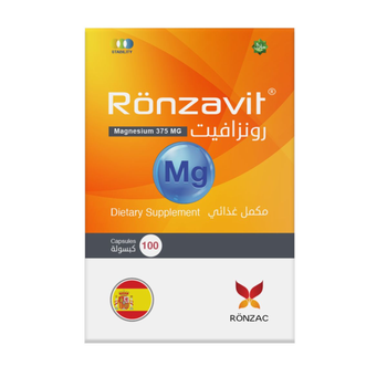 Ronzavit Dietary Supplement Magnesium 375Mg 100Capsules