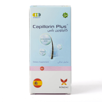 Ronzac Capillorin Plus Dietary Supplement Strengthen Hair 60Capsules