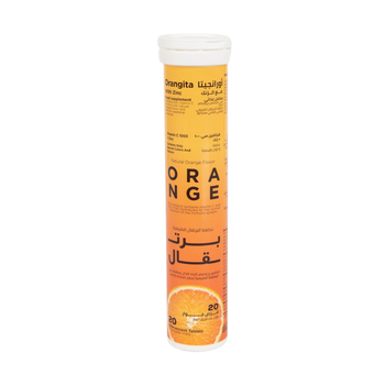 Orangita Vitamin C & Zinc Effervescent 20Tablets