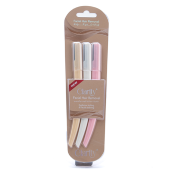 Clarity Women Blades Eyebrow & Facial Shaving 1Packet