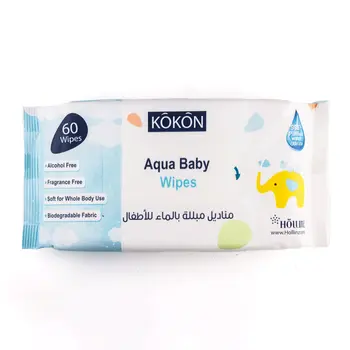Kokon Aqua Baby Wipes 60Pieces