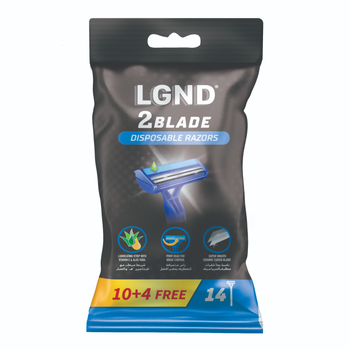 LGND Razors Disposable 2 Blades 14Pieces