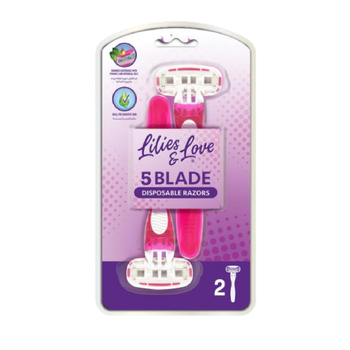 Lilies & Love Razors 5 Blades 2Pieces