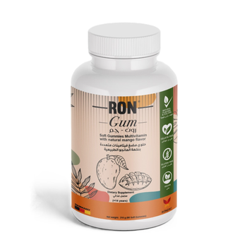 Ron-Gum Multivitamin Gummies With Natural Mango Flavor 60Pieces