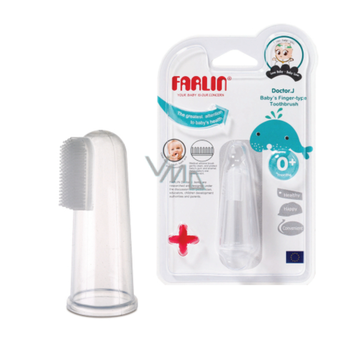 Farlin Baby Finger Toothbrush 0+Month Easy To Use 1Piece