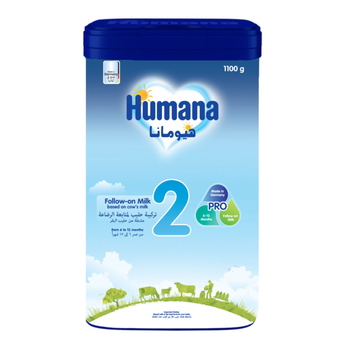 Humana Baby Milk Stage 2 From 6–12Months 1100g