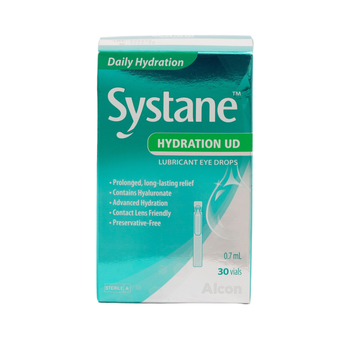 Systane Hydration Lubricant Eye Drops Single Use 30Pieces