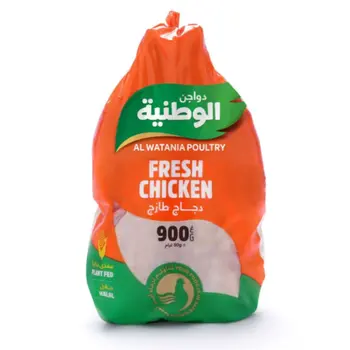الوطنية دجاج كامل طازج 900جرام