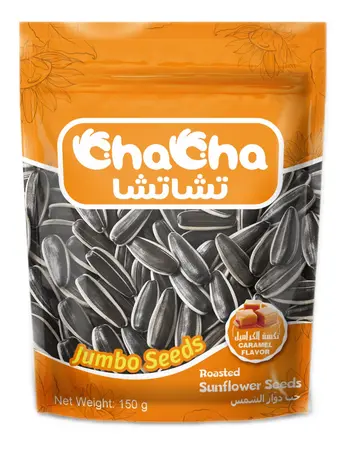 Chacha Sunflower Seeds Caramel Flavor 150g