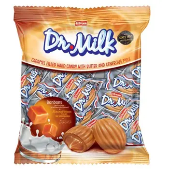 Elvan Dr Milk Caramel Filled Hard Candy 800g