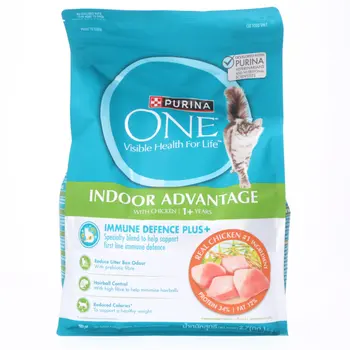 بورينا وان طعام جاف للقطط المنزلية بنكهة الدجاج 2.7كيلو