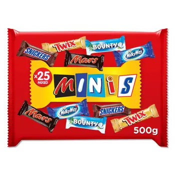 Best of Minis Chocolate Bars Pouch 25×500g
