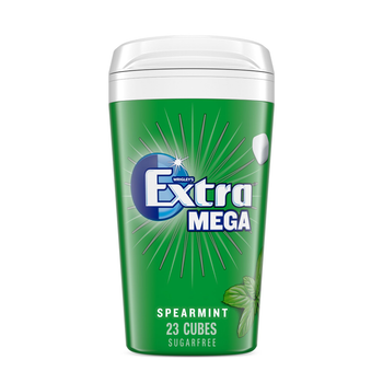 Extra Gum Mega Spearmint Sugar Free Chewing Gum 23Cubes