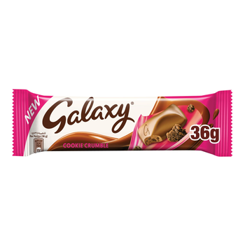 Galaxy Cookie Crumble Chocolate 36g Bar