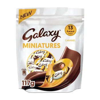 Galaxy Chocolate Miniatures Caramel 13×117g