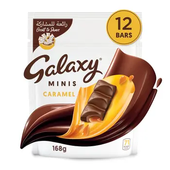 Galaxy Chocolate Minis Caramel 12×168g