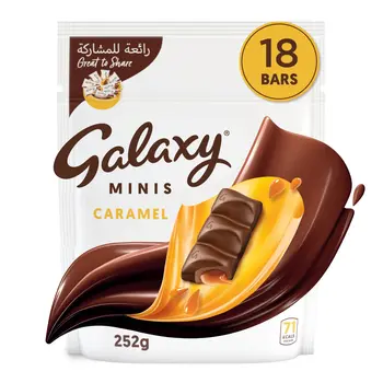 Galaxy Chocolate Minis Caramel 18×252g