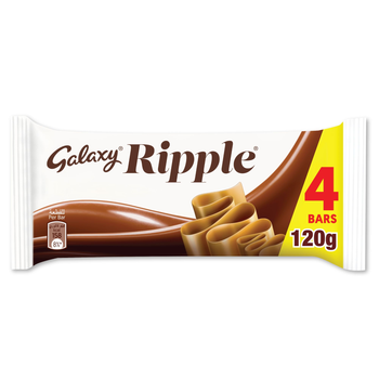 Galaxy Chocolate Ripple Chocolate Bar 4×30g