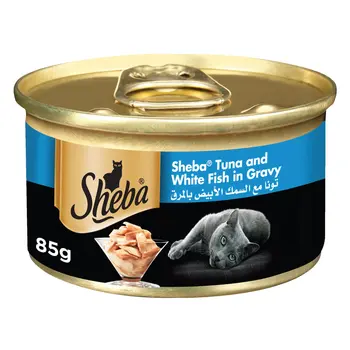 Sheba Cat Food Tuna & White Fish 85g