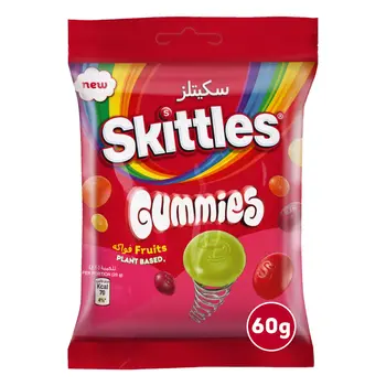 سكيتلز حلوى جيلي بالفواكه 60جرام